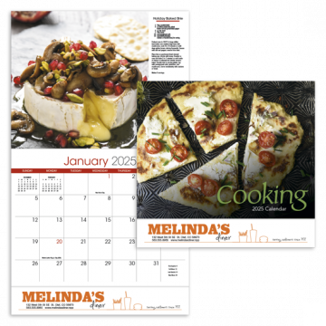 Cooking Appointment Wall Calendar - Stapled
